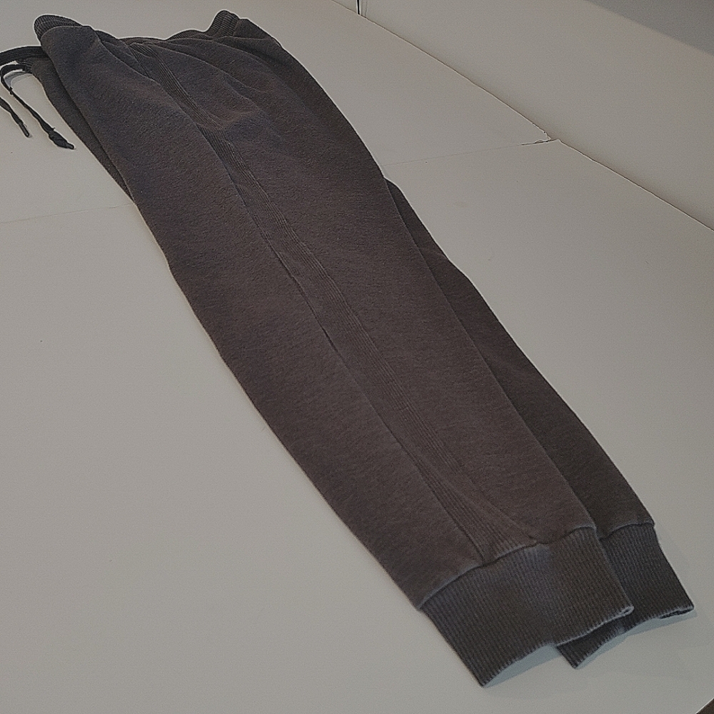 Gray Tapered Sweatpants with Ribbed Cuffs Jogger Pants by Member Mark Size XL